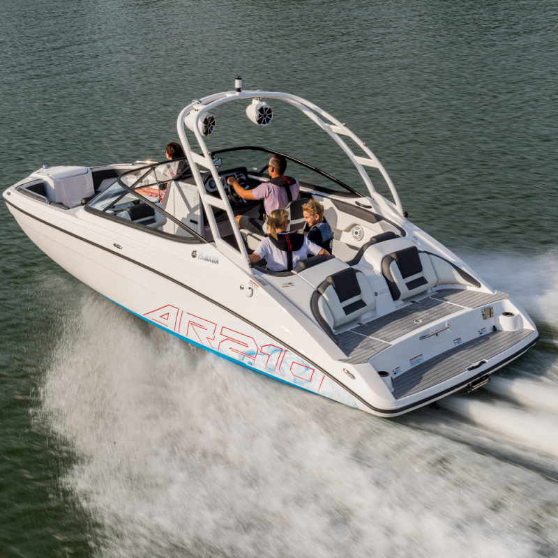 a small boat in a body of water