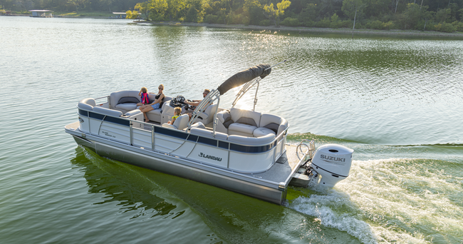 200HP Tritoon Rentals - Honey Creek | H2O Sports Rental